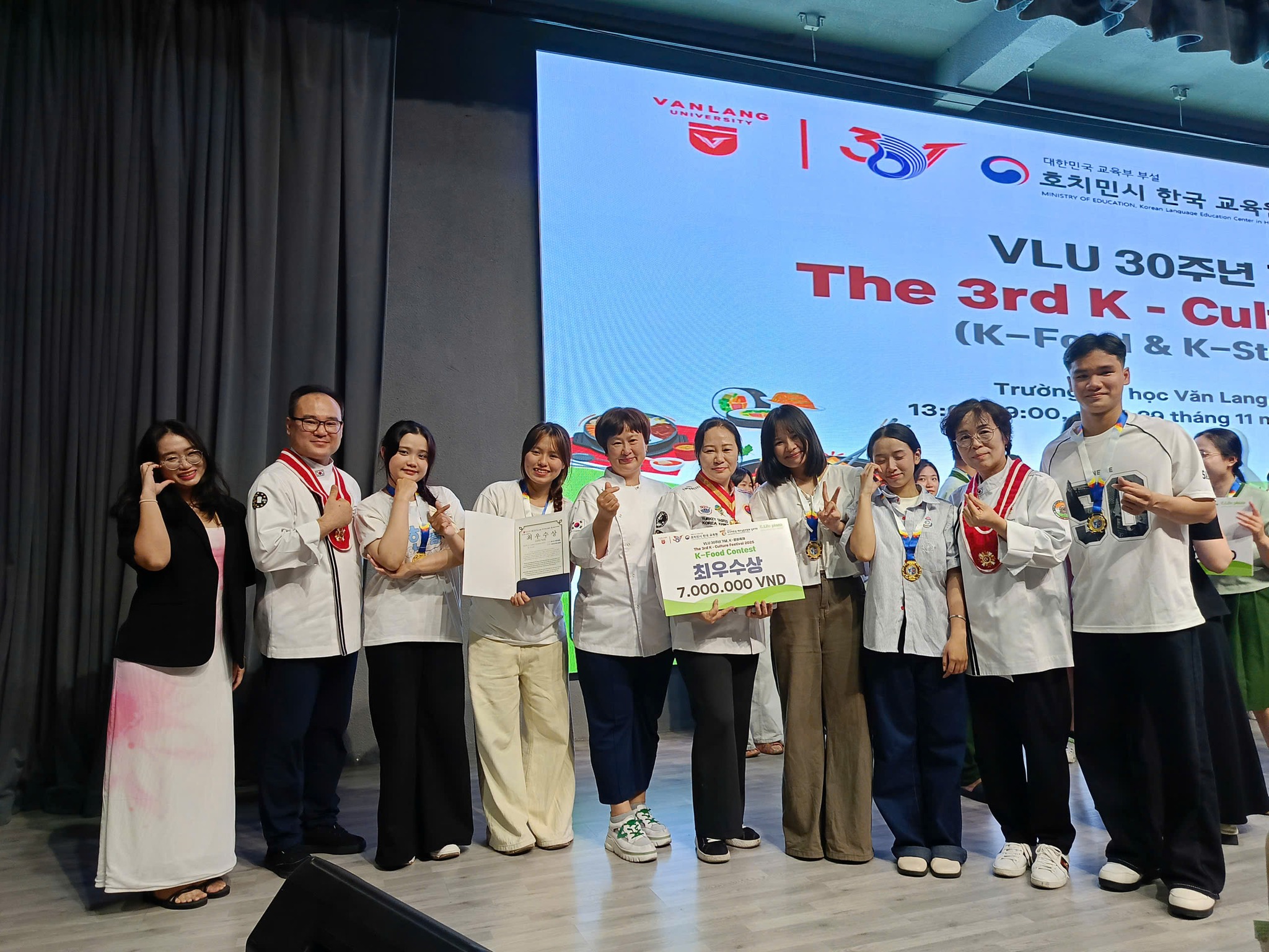 Chúc mừng TDC - Ngành Tiếng Hàn XUẤT SẮC ĐẠT GIẢI NHÌ HẠNG MỤC K-FOOD TẠI K-CULTURE FESTIVAL 2025